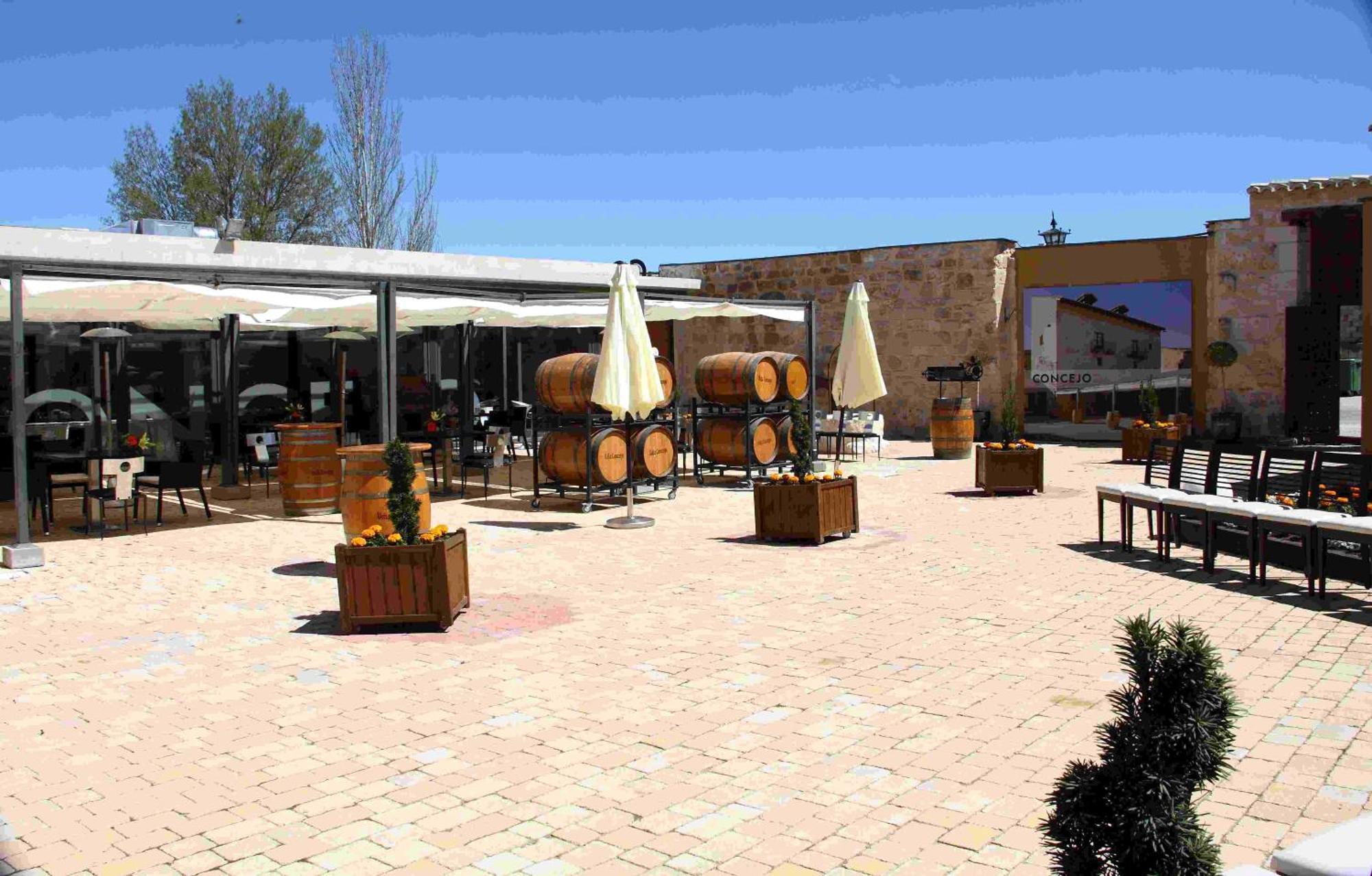 Concejo Hospederia Hotel Valoria la Buena Exterior foto